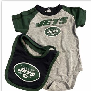 New York Jets Onesie and bib